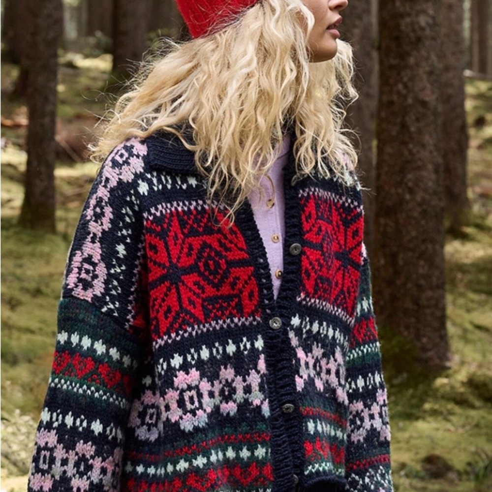 NWT Free People Snowdrift Cardigan Size XS